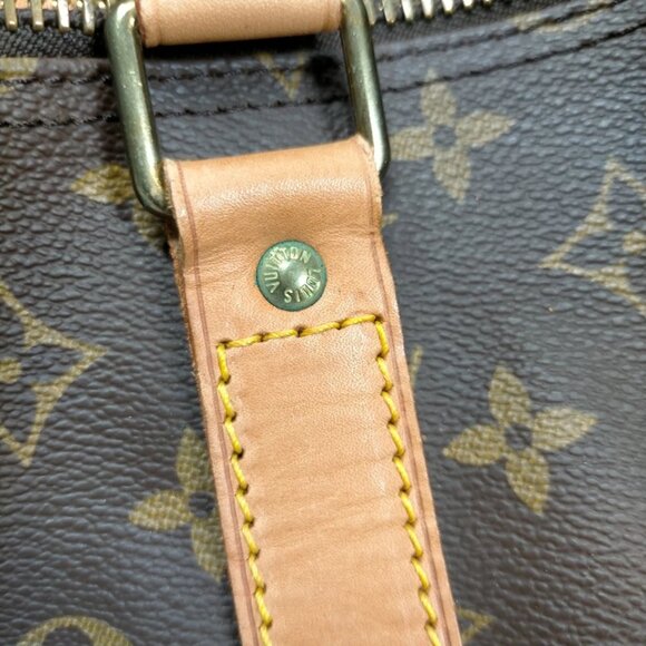 Louis Vuitton LV Boston Bag Keepall Bandouliere 60 Brown Monogram 630-052525 - Picture 8 of 13